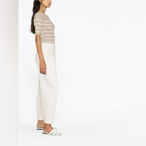 H&M Linen Blend Cropped Trouser Pant